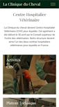 Mobile Screenshot of lacliniqueducheval.fr